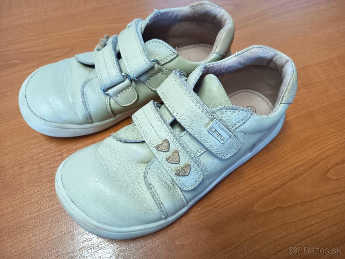 Kožené Barefoot topánky Protetika Beige- 31 - 13