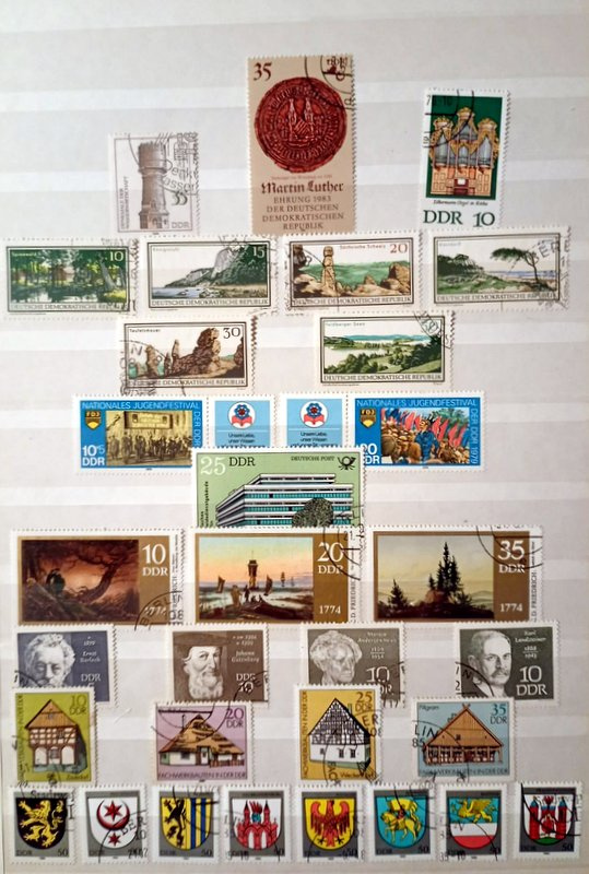 Predám poštové známky DDR - 13