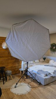 Walimex fotoštúdiová zostava, oktabox, beautydish - 13
