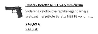 Umarex Beretta M92 FS - CO2 4,5mm - 13
