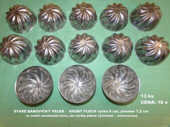 RETRO FORMIČKY, KOŠÍČKY, VANIČKY, ORIEŠKY, VYKRAJOVAČKY - 13