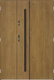 Dvojkrídlové vchodové dvere - dom/ byt / PVc fólia - 13