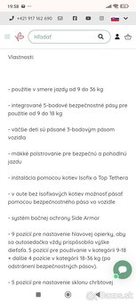 Petite&mars prime ii isofix night air 9 36 kg nová - 13