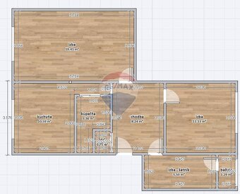 Na predaj 2 a pol-izbový byt s loggiou, Novohradská - Čínsky - 13