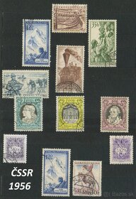 Poštové známky, filatelia: ČSSR 1945-1962 - 13