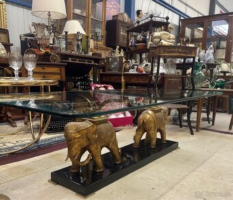 Konferenčný stolík so sklom - 13