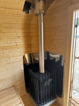 ZÁHRADNÁ SUDOVÁ SAUNA QUADRO 240 сm 2QL - 13