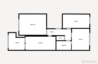 Zaujímavý 3-izbový byt 67 m2 s veľkým potenciálom – ul. Kozm - 13