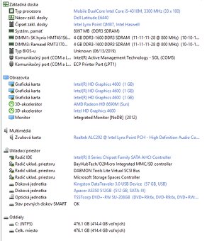 DELL Latitude E6440 - 14.1" / i5 / SSD / AMD Grafika / Dock - 13