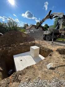 Žumpa septik vodomerná šachta betónová pivnica - 13