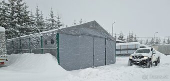 používaná PLACHTOVÁ HALA + posuvná brána - 13