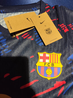 Dres Fc Barcelona Hráčsky Čierno-Modro-Červený Unikátny - 13