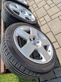 Audi R16 disky 7J ET31 + pneu 205/45 r16 - 13