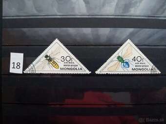 Poštové známky č.424 - FAUNA SVETA I. - 20 ks sérií - 13