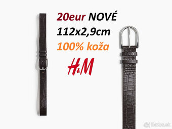 Podkolienky Zlatan 2 páry, Opasok Textilný, Eko Koža, Koža - 13