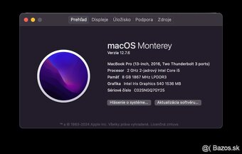 MacBook Pro (13-inch, late 2016, Two Thunderbolt 3 ports) - 13