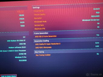 Herný a pracovný PC- Ryzen 5 3600, RX 5700 XT, 32GB RAM DDR4 - 13