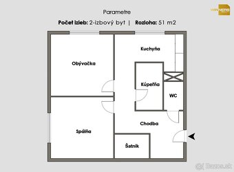 Prenájom - zrekonštruovaný 2i byt pri OC Galéria - 13