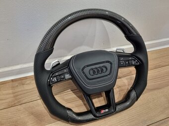 AUDI VOLANT KARBONOVY A6 A7 C8 Q8 S8 SQ8 E-TRON - 13