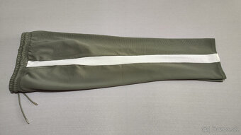 Pánske voľnočasové nohavice olivovo zelené - 13