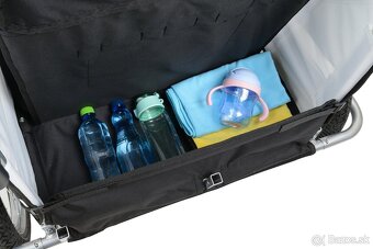 Nový cyklovozík 2v1,príves za bicykel, trojkolka - 13