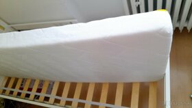 Detska postel Ikea Kritter 160x70cm,biela+matrac a rost - 13