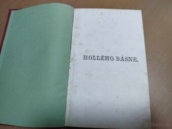 162ročná kniha--JÁN HOLLÝ--1863--SPISY BÁSNICKÉ--So životopi - 13