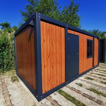 Obytný kontajner o rozměru 3 x 6 m s francouz. dveřmi - 13