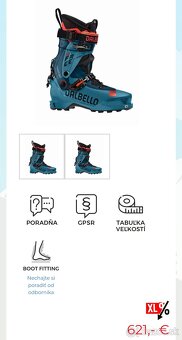 nove ski alp lyziarky DALBELLO Quantum Free 130 vel. 40,5 - 13