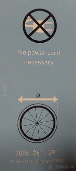 Cyklistický trenažér TACK Blue Motion Pro - 13