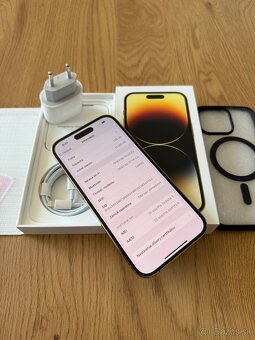 iPhone 14 Pro 128 gb Gold - komplet príslušenstvo, záruka - 13