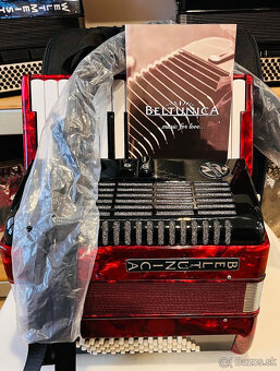 Nový akordeón BELTUNICA Vivaldi- De Luxe 60 basový- nádherný - 13
