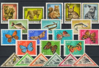 Poštové známky, filatelia: Fauna a flóra - 13