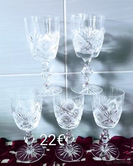 Poháre  - Zlatý Jano , krištáľovú - 13