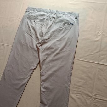 Gant elegantné béžové nohavice Hallden Slim W40 L34 - 13