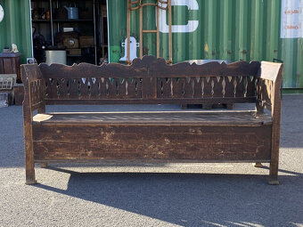 starožitné ľudové lavice - 13