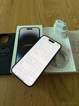 iPhone 14 Pro 256 gb Space Black v záruke + príslušenstvo - 13