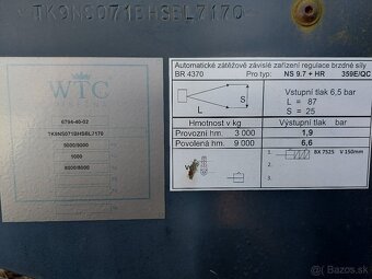Traktorový náves BIG 9.7 + hydraulická ruka - 13