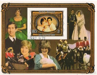 Poštové známky, filatelia: Anglicko, Lady Diana, aršíky - 13