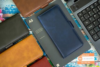 Zatváracie puzdro s bočným pásikom pre Xiaomi, Redmi a Poco - 13