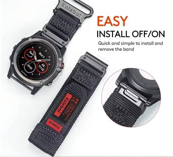 Nyl.remienok+silikon.obal Garmin Fenix 8-47mm. - 13