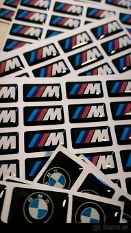 BMW znak krytky emblem kufor kapota kolesa volant - 13