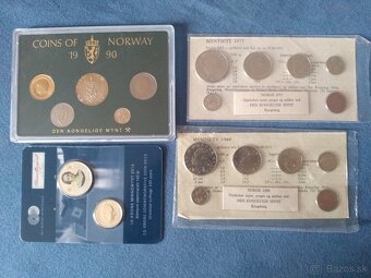 Švédske a Nórske sady mincí - 13