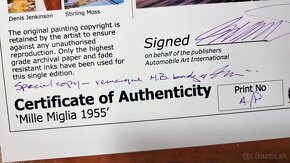 Denis Jenkinson a Stirling Moss Mercedes Mille Miglia 1955 - 13