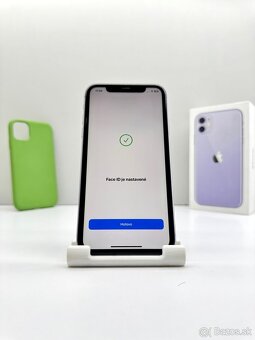 iPhone 11 PURPLE TOP STAV NOVÁ BATÉRIA 100% - 13