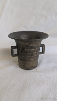 Predám 2 mosadzné mažiare - 13