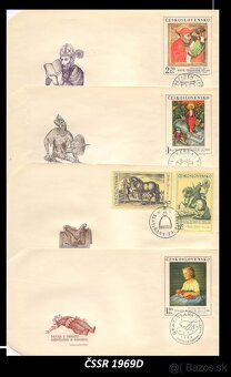 Poštové známky, filatelia: ČSSR, FDC obálky - 13