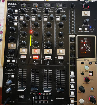 DENON DN X1600 4-kanálový digitálny DJ Mixer Top Stav - 13
