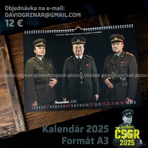 RETRO KALENDÁR 2025 Uniformy ČSSR - 13