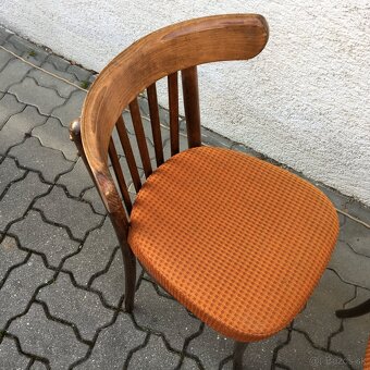 Legendarne retro Stolicky TON drevene 2ks - 13
